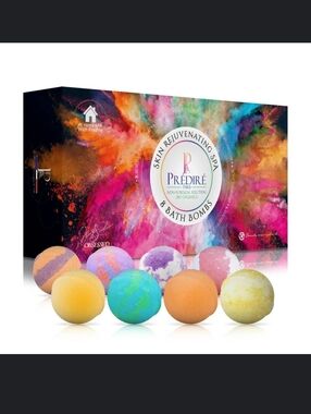 Colorful Bath Bombs Set
